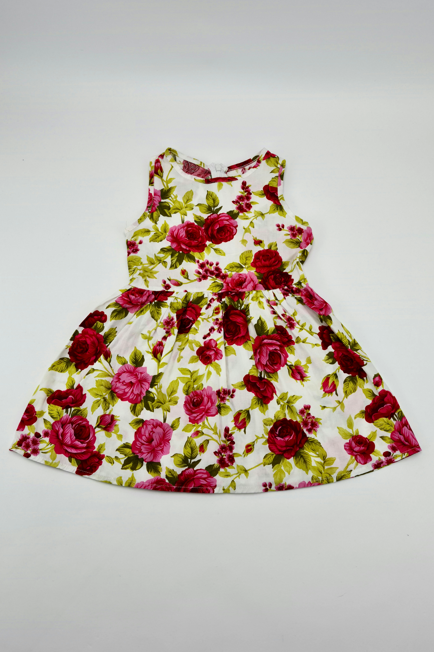 2–3 Jahre – Sommerkleid mit Blumendruck