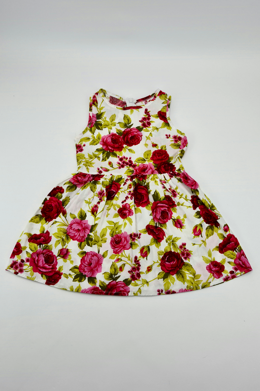 2-3y - Floral Print Summer Dress
