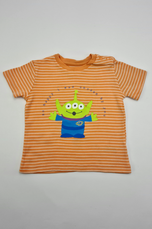 9-12 mois - T-shirt Toy Story 'Tellement heureux d'avoir été choisi par toi' (George)