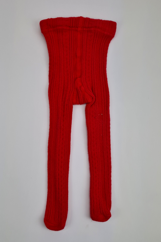 6-12m - Red Tights (Next)