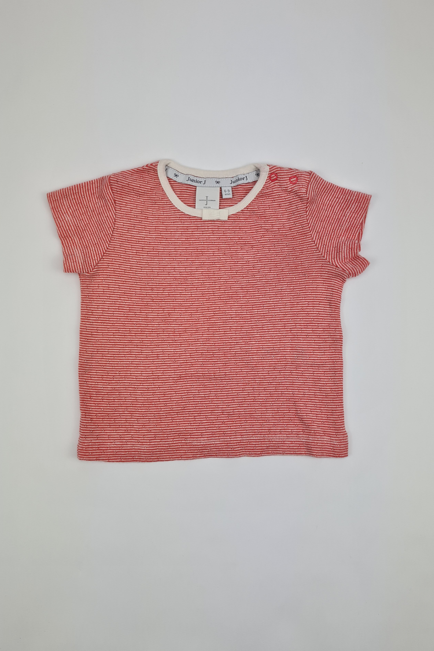 6-9m - Pink Striped T-shirt
