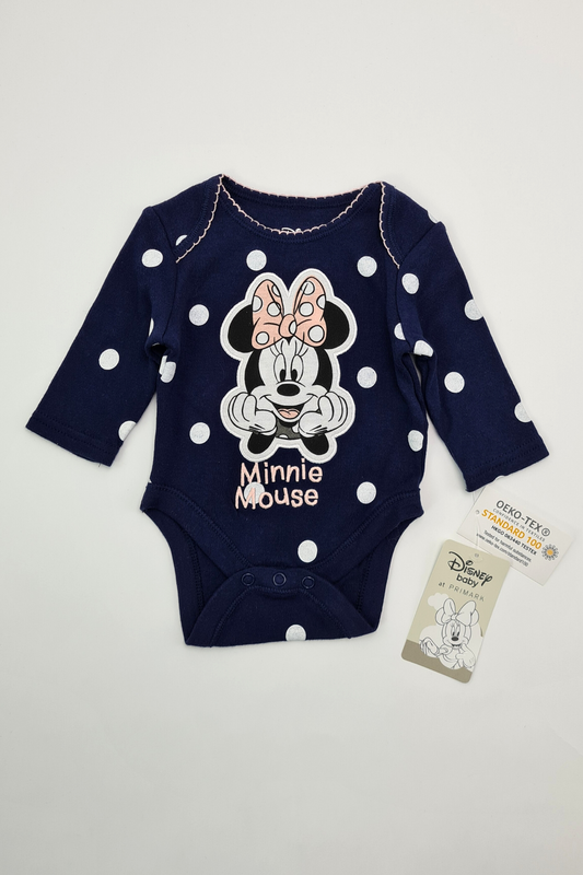 1m (10lbs) - Minnie Mouse Bodysuit (Disney Baby At Primark)