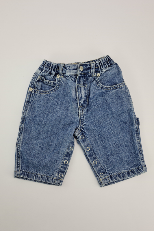 3-6m - Blue Denim Shorts (Baby Place).