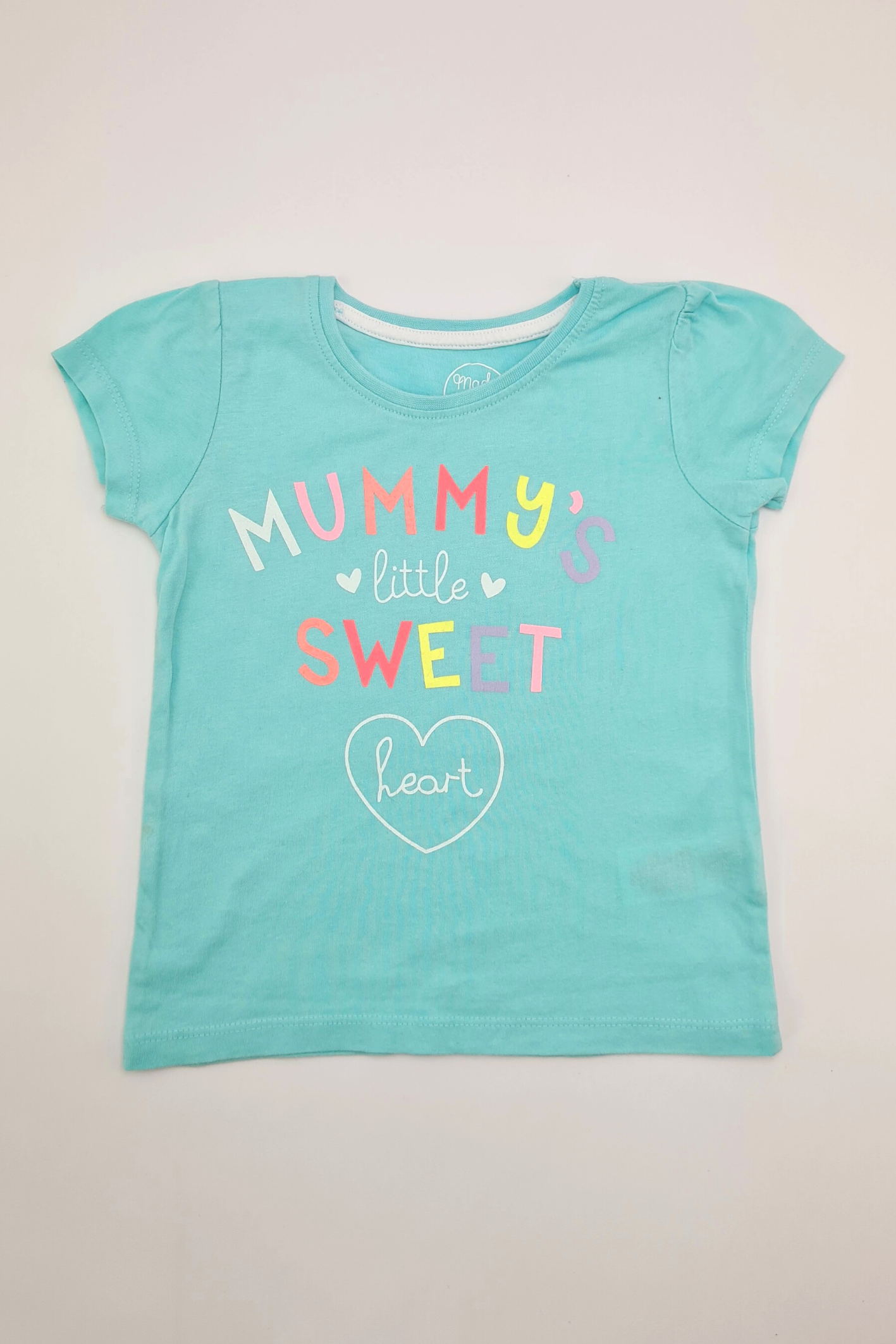 18–24 Monate – T-Shirt „Mummy's Little Sweet Heart“.