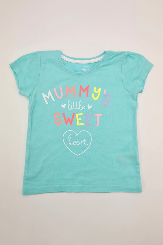 18-24 mois - T-shirt 'Le petit cœur doux de maman'