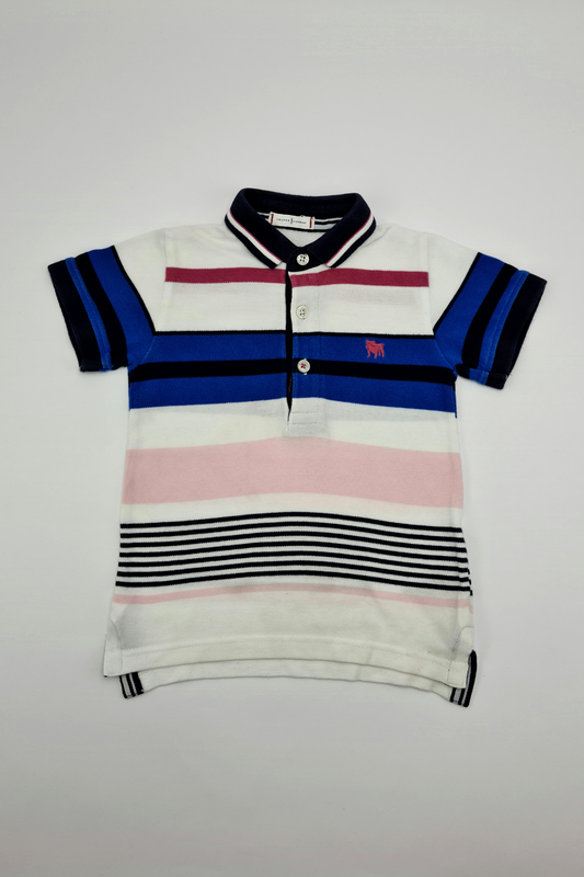 18-24m - Striped Polo Shirt (Jasper Conran)