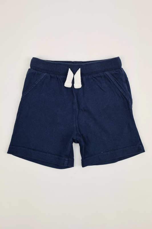 9-12m - Navy Blue Shorts