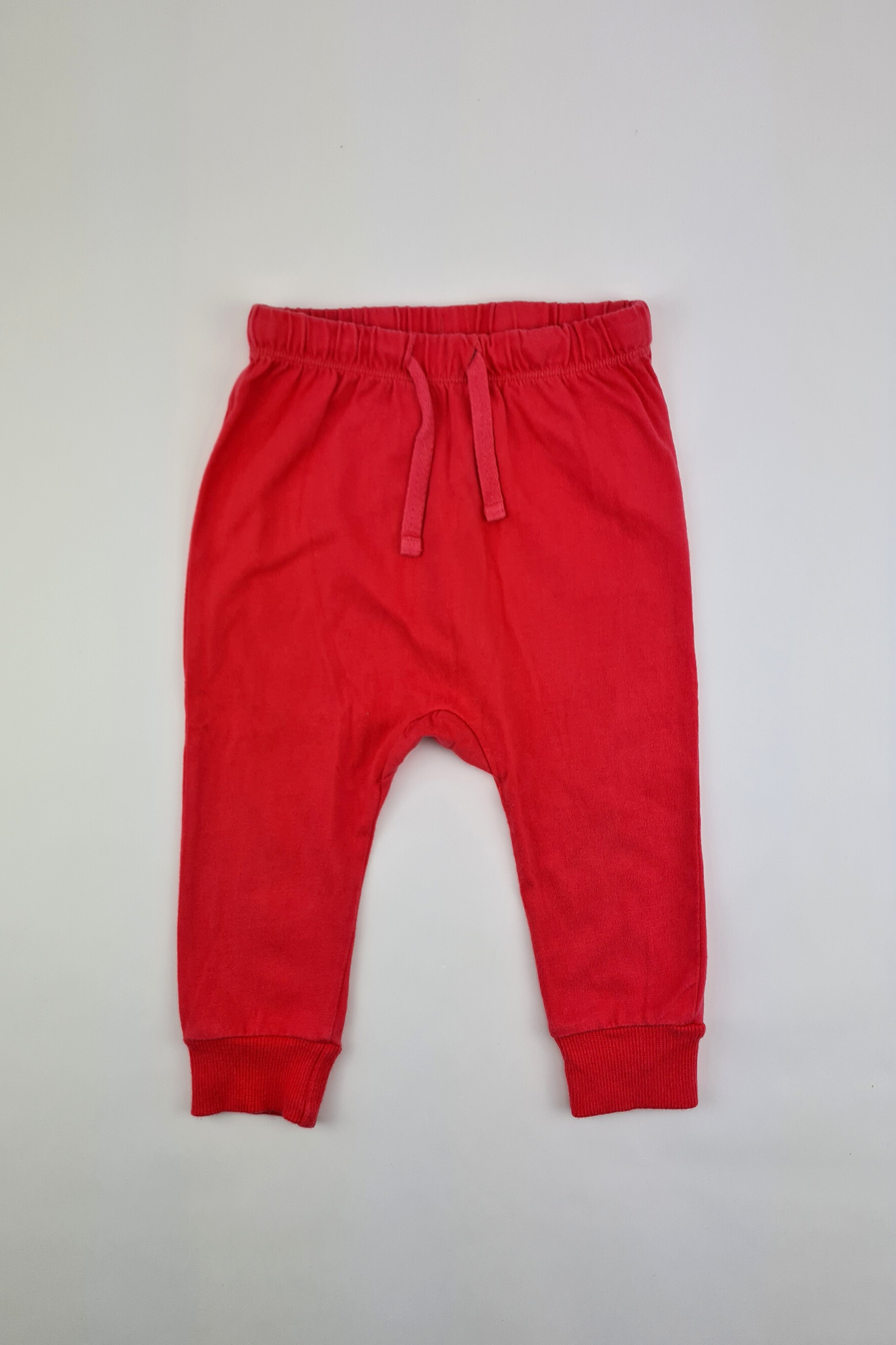 9-12m - Red Joggers (H&M)