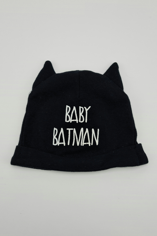 3-6 mois - Bonnet Batman pour bébé