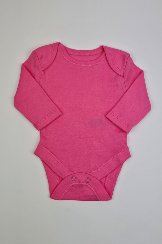 Newborn (7.5lbs) - Hot Pink Bodysuit