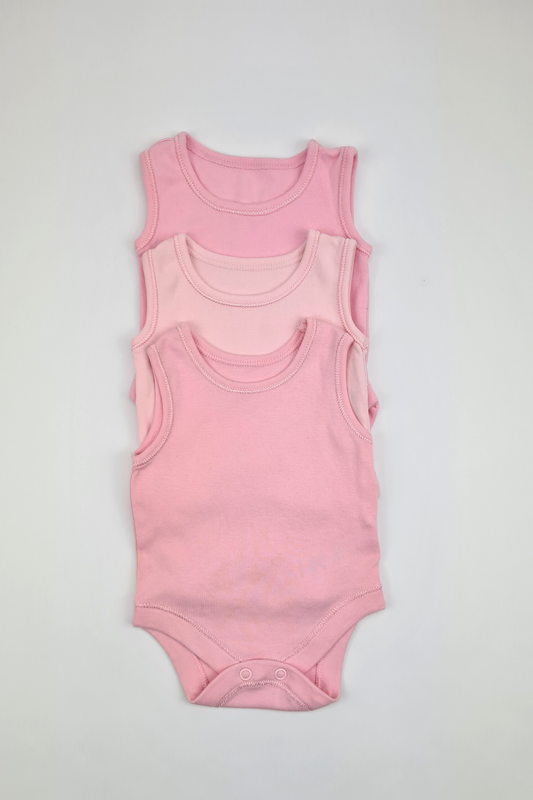 Gilet body rose, première taille, 9 lb (George)