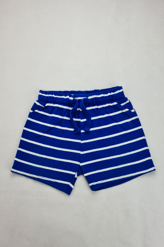 Blue & White Shorts - Precuddled.com
