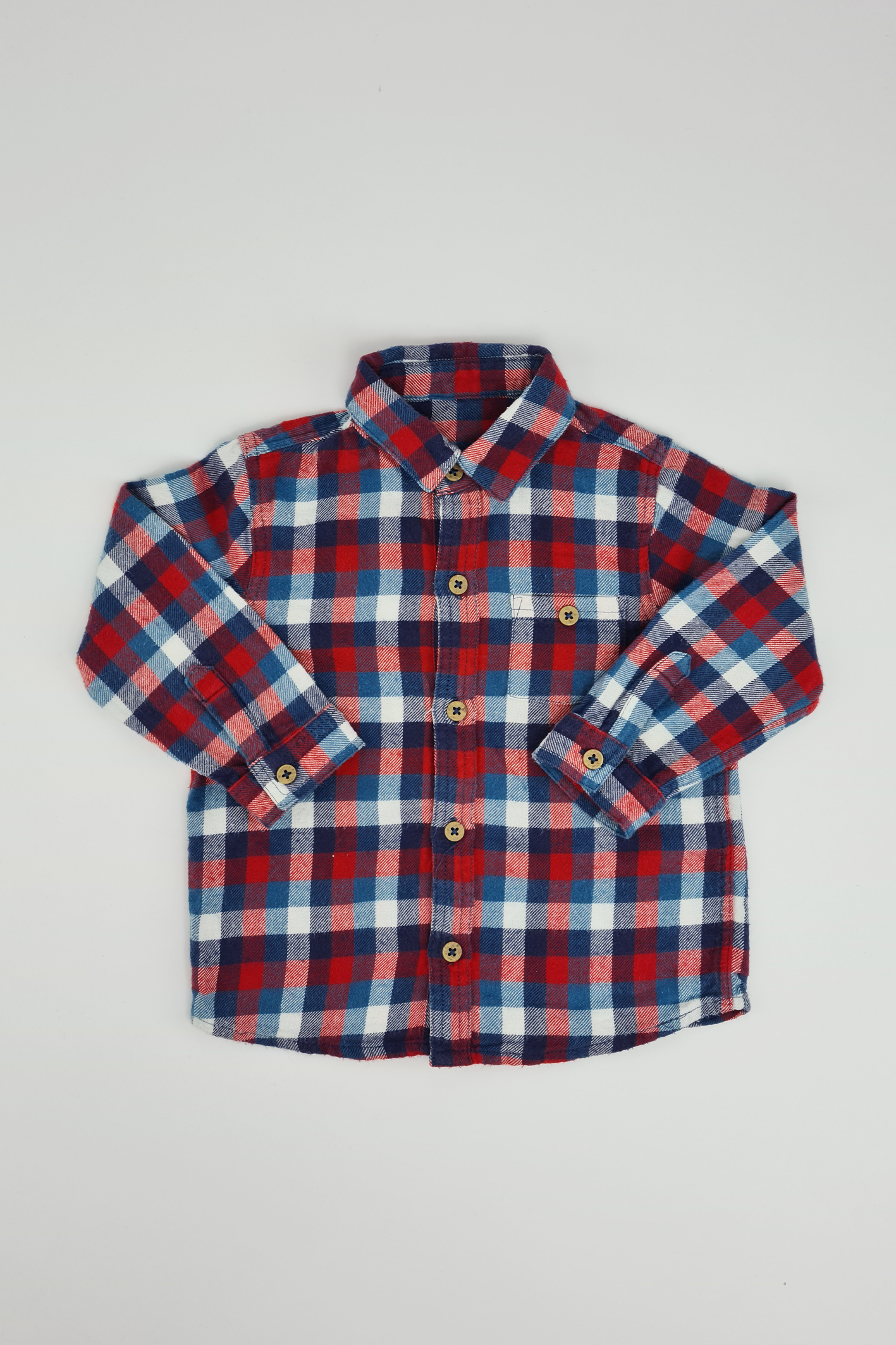 Checkered Button Up Shirt - Precuddled.com