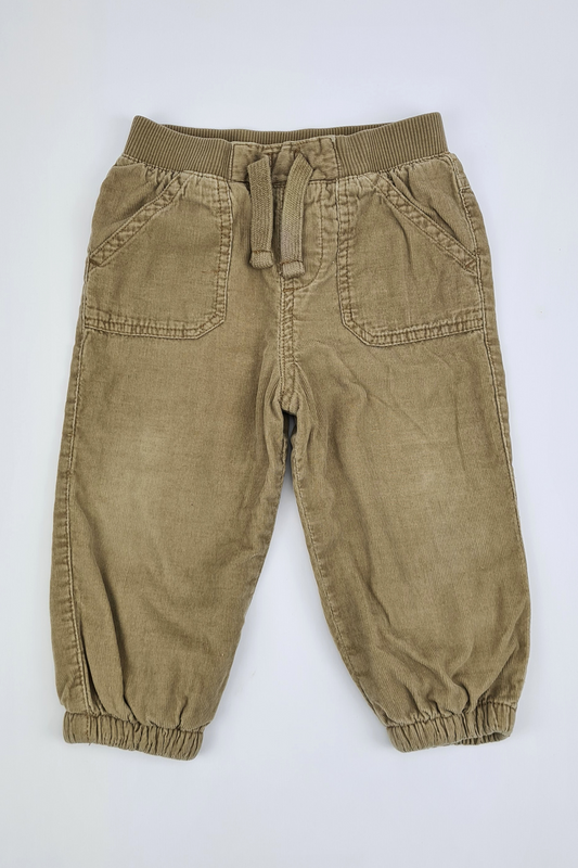 12-18m - Khaki Casual Trousers (F&F)