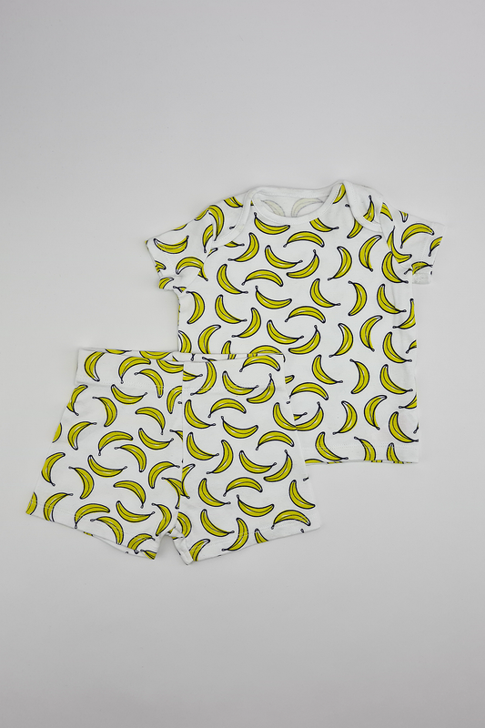 Banana Print Pyjama Set - Precuddled.com