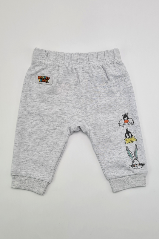0-3m - Pantalon de jogging Looney Tunes gris