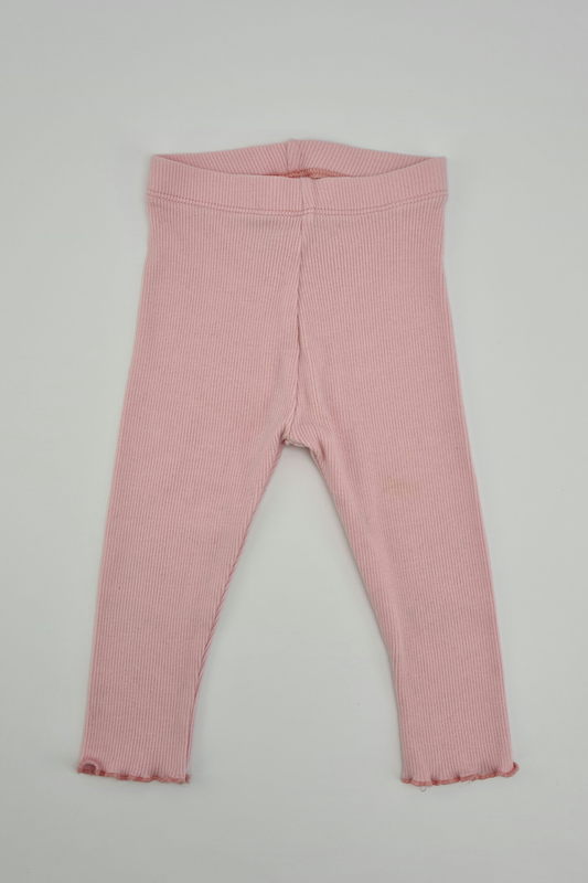 6-9m - Pink leggings