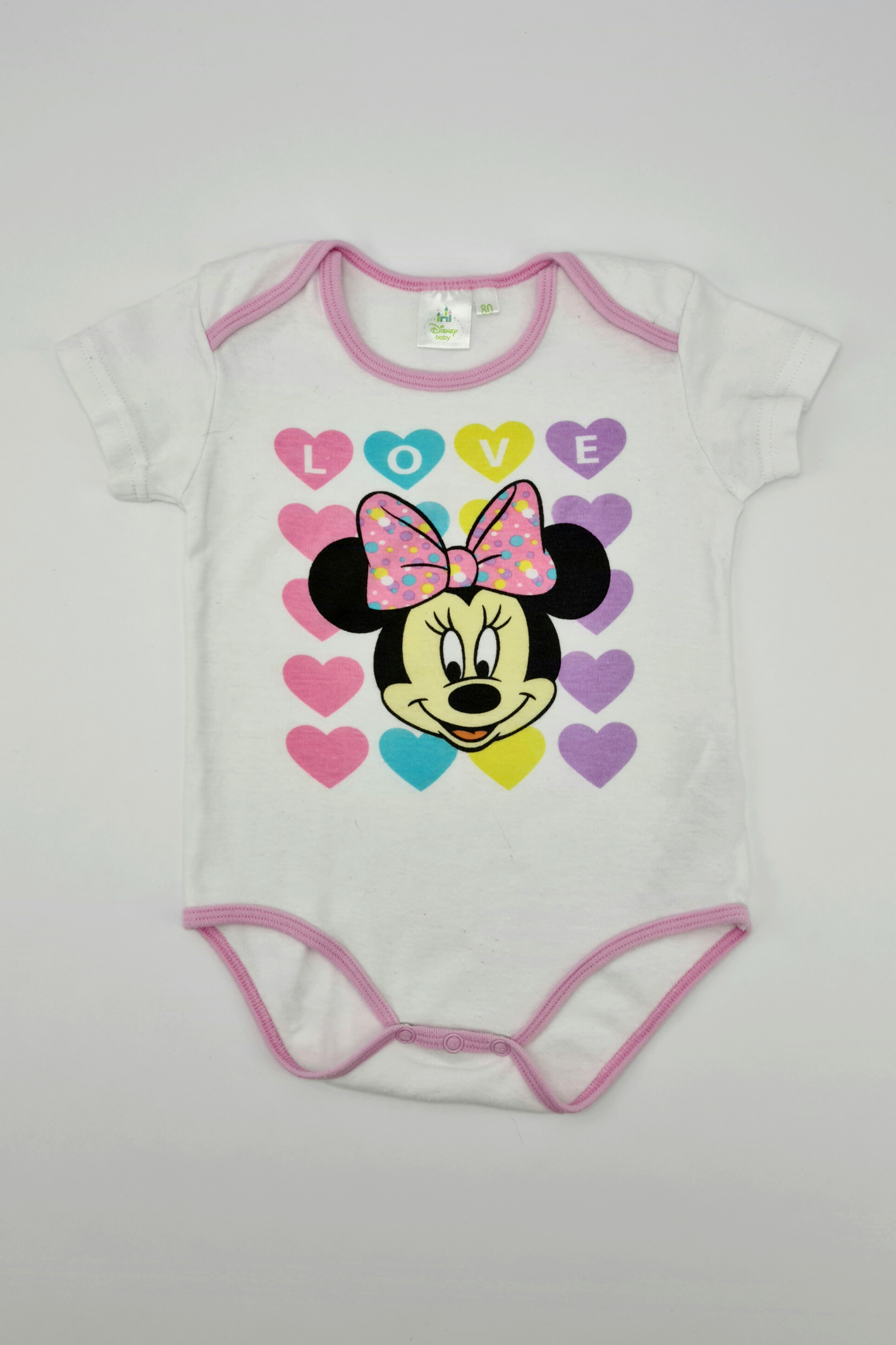 12m - Minnie Mouse Bodysuit (Disney Baby)