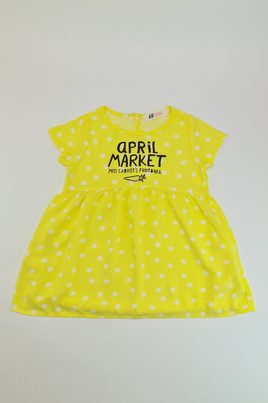 Polka Dots Yellow Dress - Precuddled.com