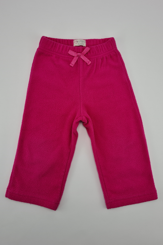 12-18 mois - Pantalon de jogging en polaire rose