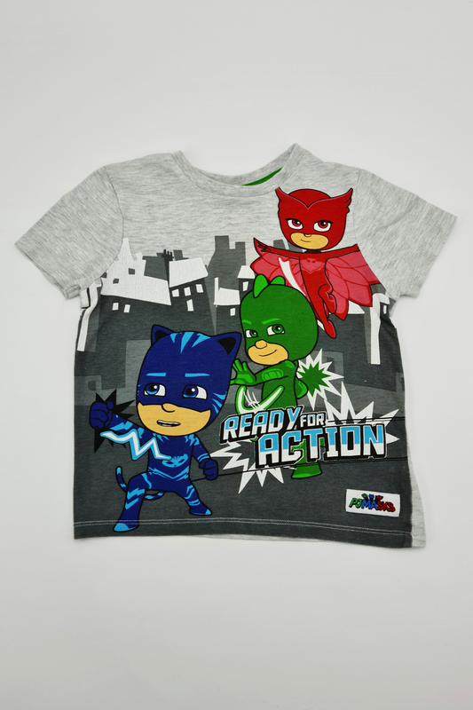 18-24m - PJ Masks 'Ready For Action' T-shirt (George)