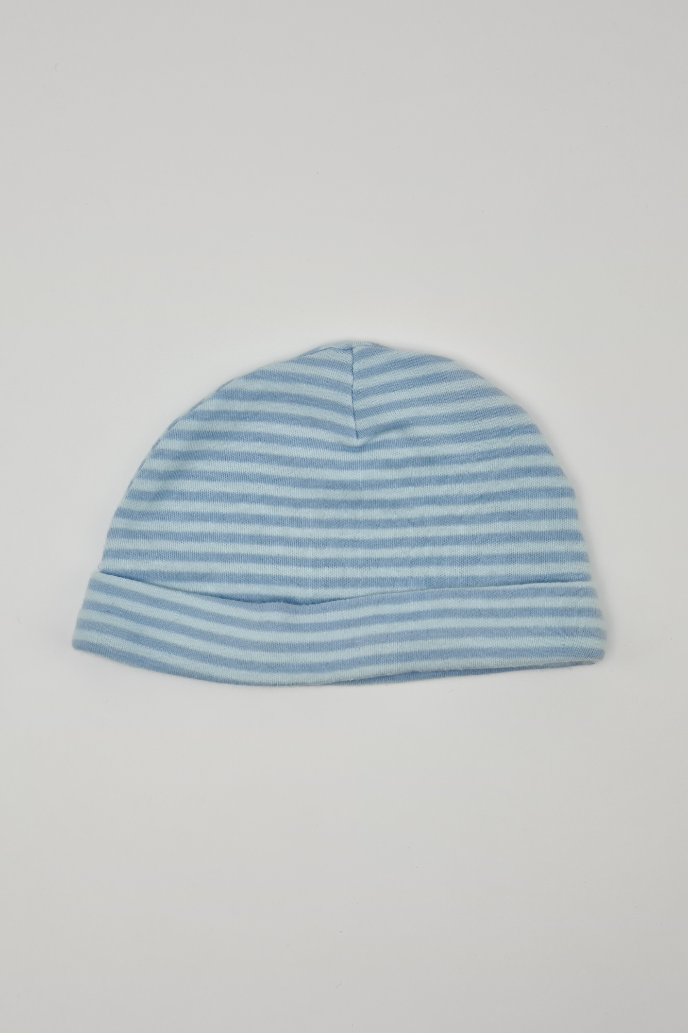 6-9m Blue Striped  Hat - Precuddled.com