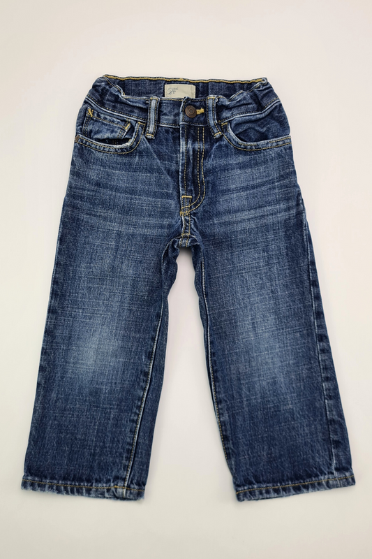 2-3y - 100% Cotton Mid Blue Jeans (Baby Gap)