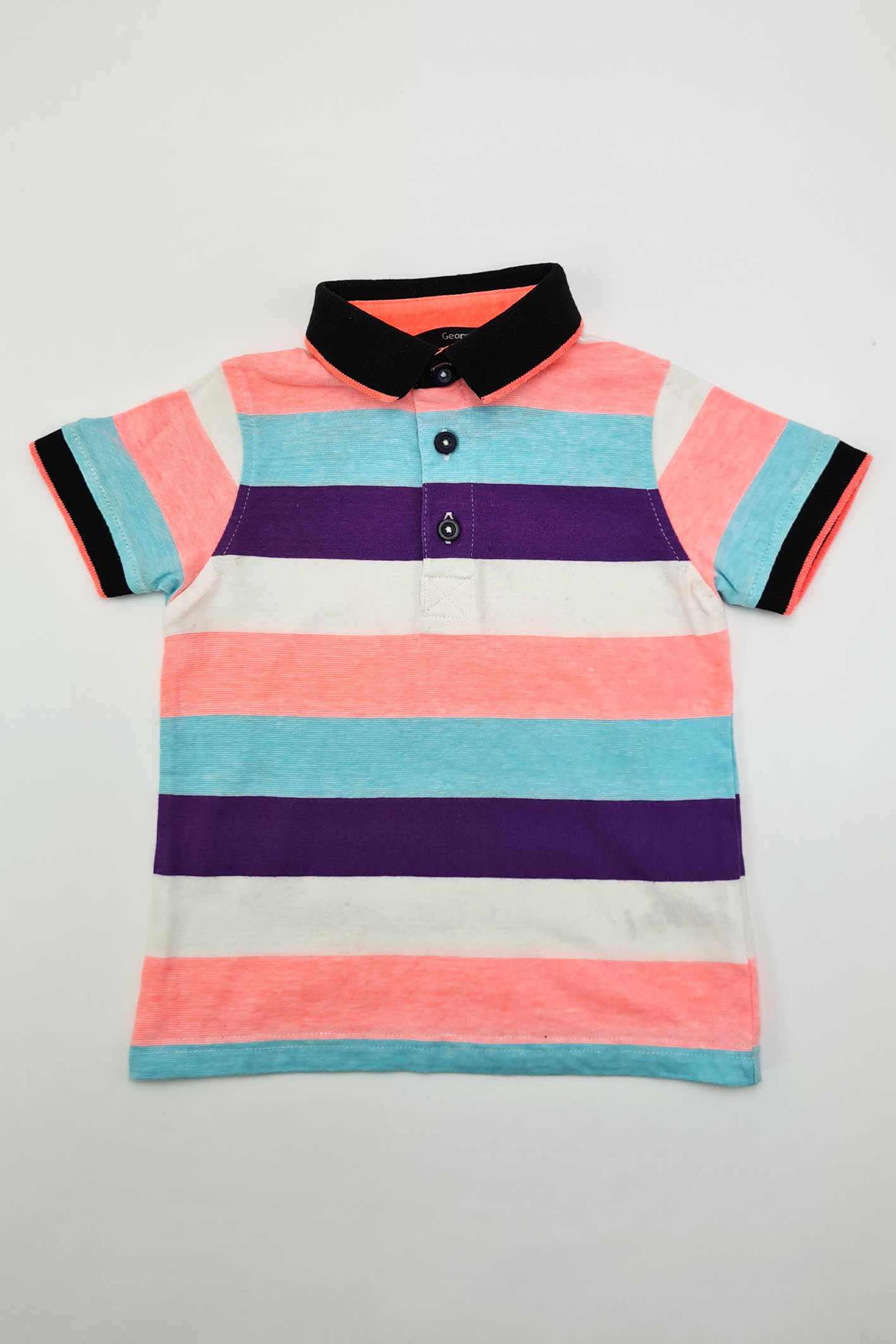 18m - Striped Polo Shirt