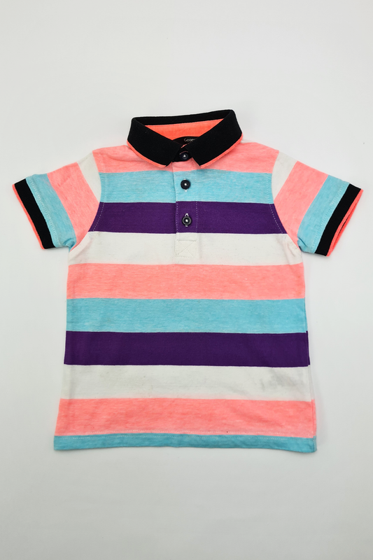 18m - Striped Polo Shirt