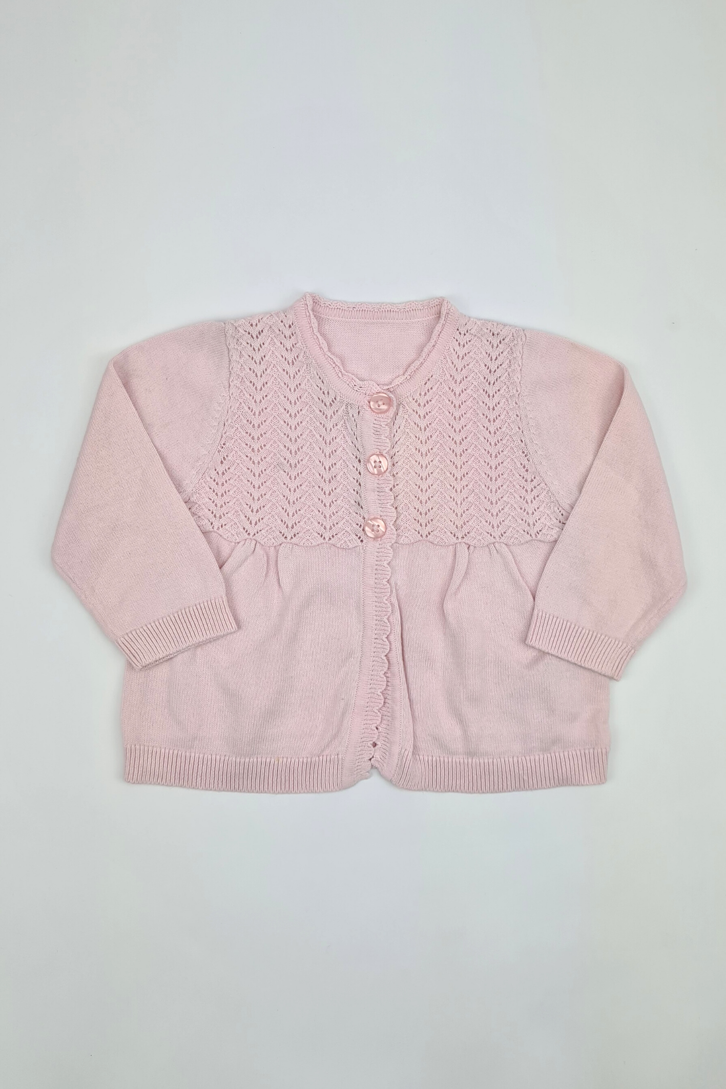 Light pink baby clearance cardigan