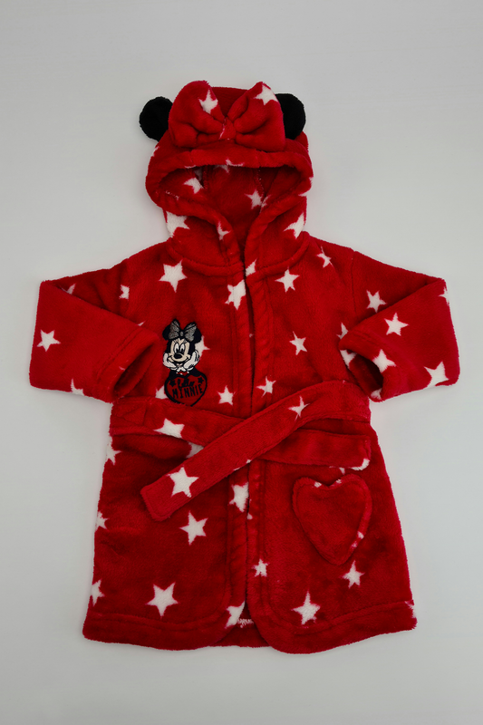 3-6m - Red Minnie Mouse Robe (George)