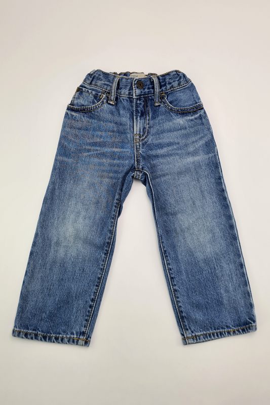 2–3 Jahre – Hellblaue Jeans aus 100 % Baumwolle (Gap)