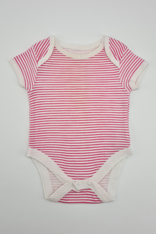 Pink Striped Bodysuit - Precuddled.com