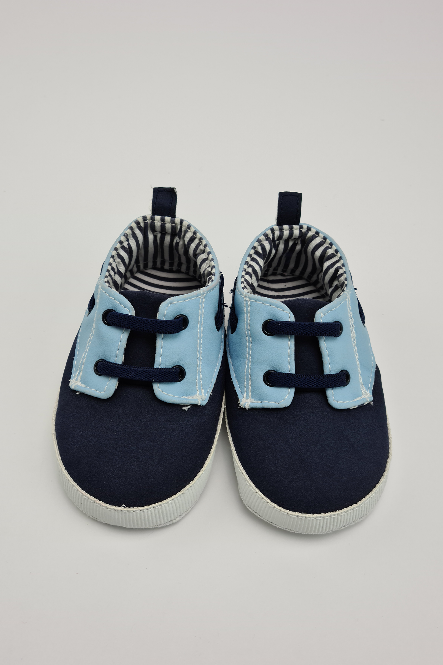 Size 3 - Blue Soft Sole Shoes - Precuddled.com