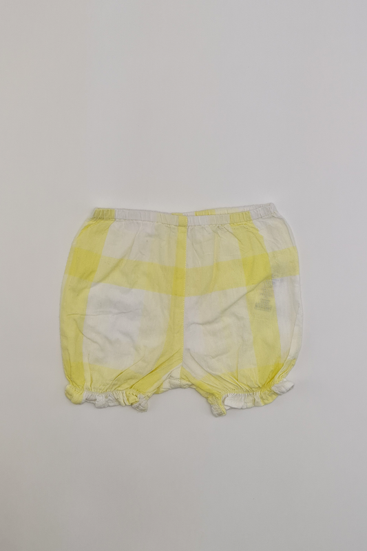 Yellow & White Shorts - Precuddled.com