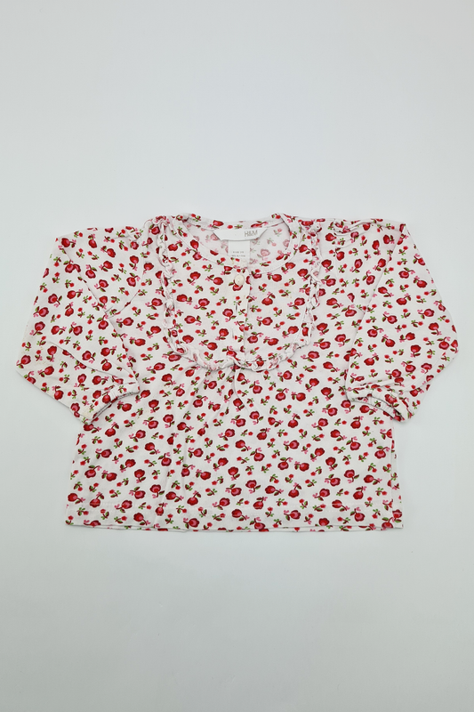 Long Sleeve Floral Top (H&M)