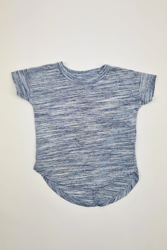 6–9 Monate – Marineblaues T-Shirt (Weiter)