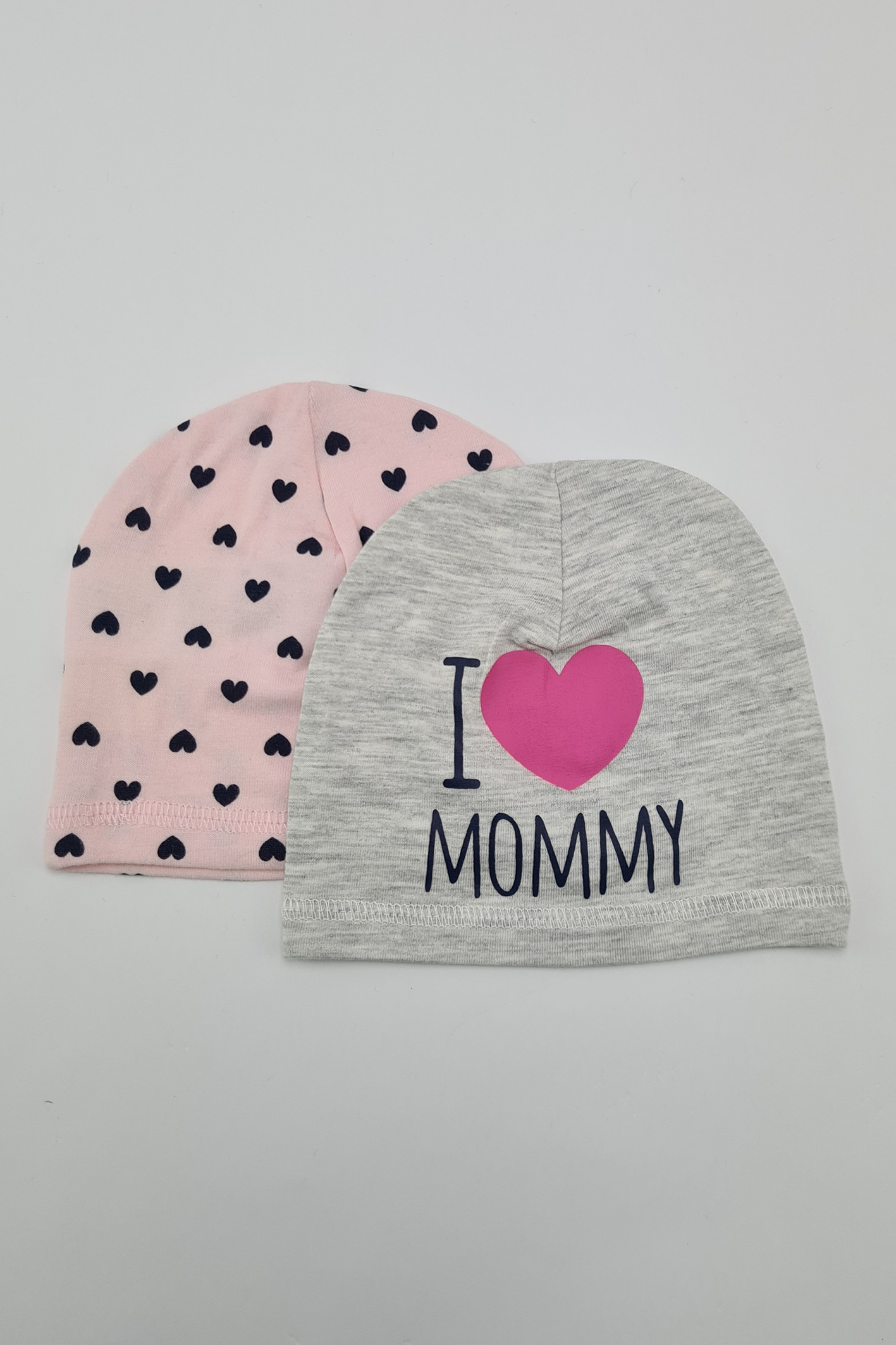 Taille unique – Ensemble de bonnets « I Love Mummy »