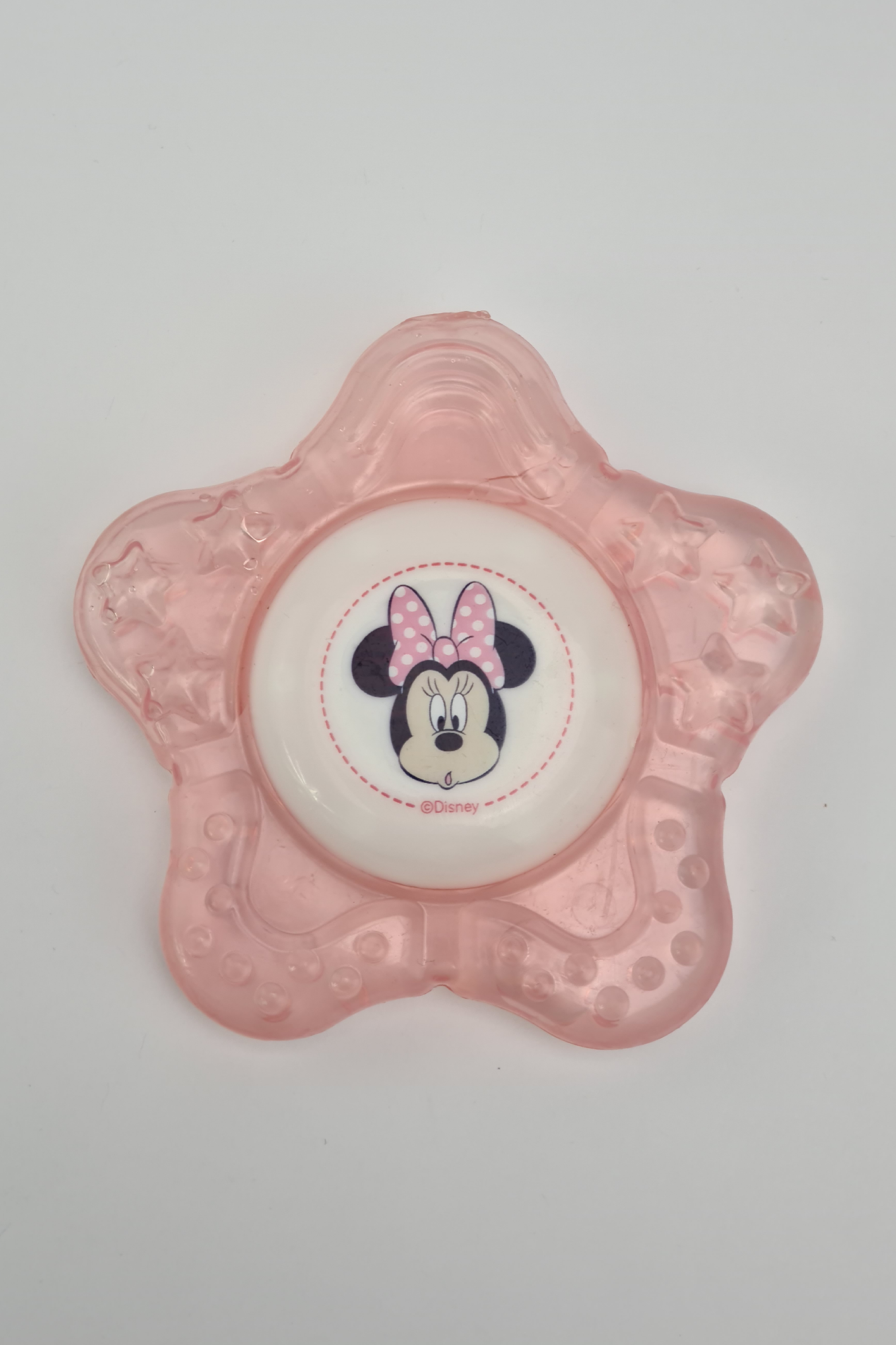 Pink Minnie Mouse Teething Toy