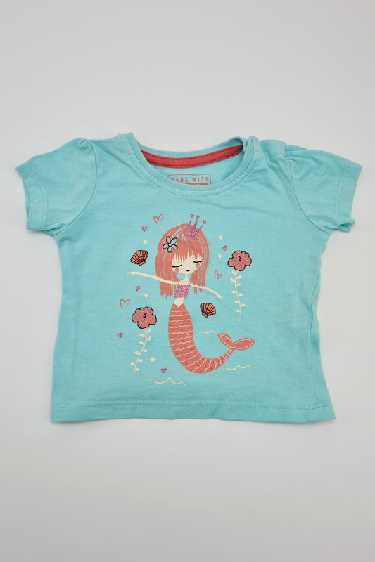 0-3m - Mermaid t-shirt