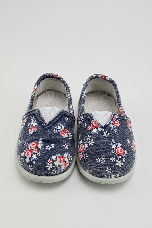 Size 5 - Floral Slip-on Trainers - Precuddled.com