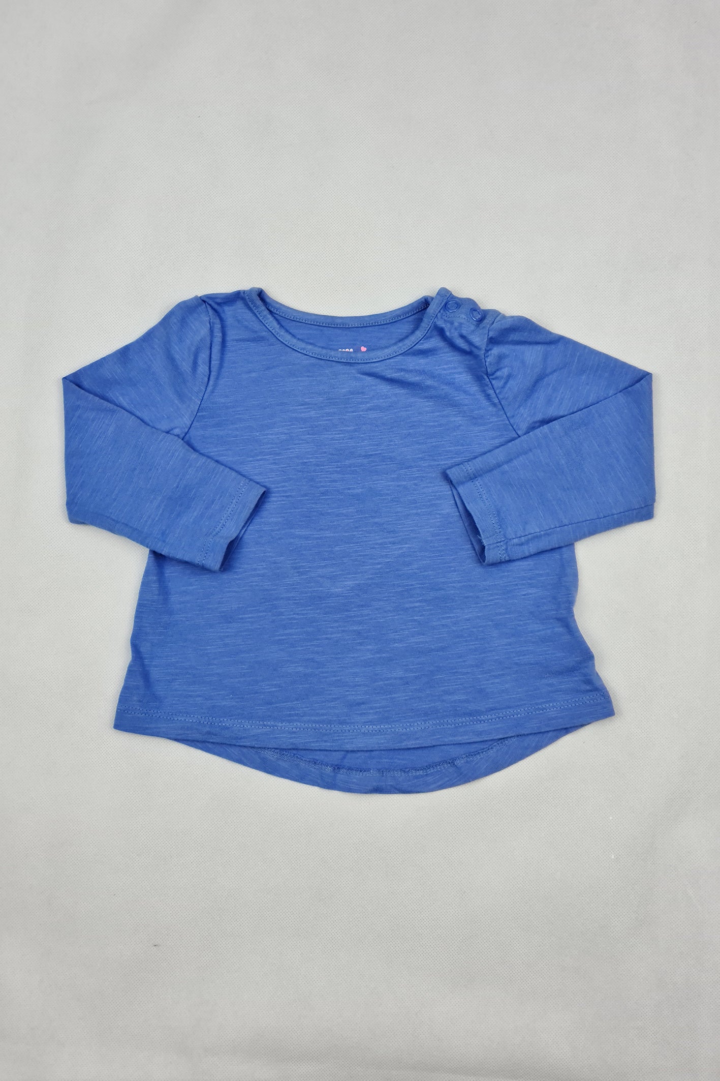 9-12m - 'Girl You Got This' Longsleeve Blue Top (Mamas&Papas)