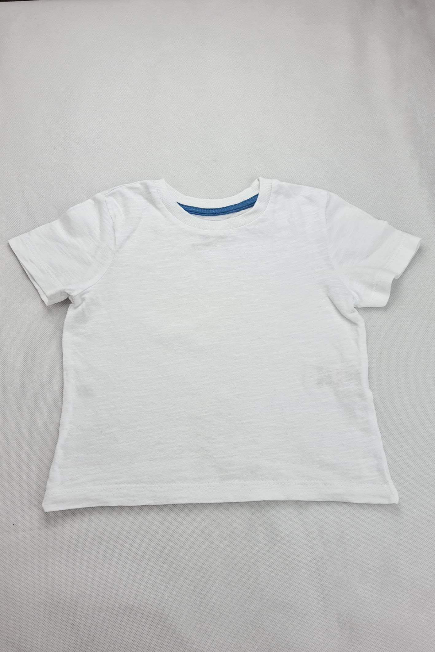 T-shirt blanc à manches courtes 12-18 mois