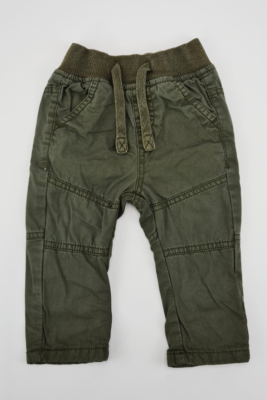 3-6m - Green Trousers (Matalan)