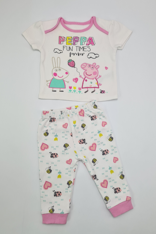 3-6m - Peppa Pig Pyjama Set
