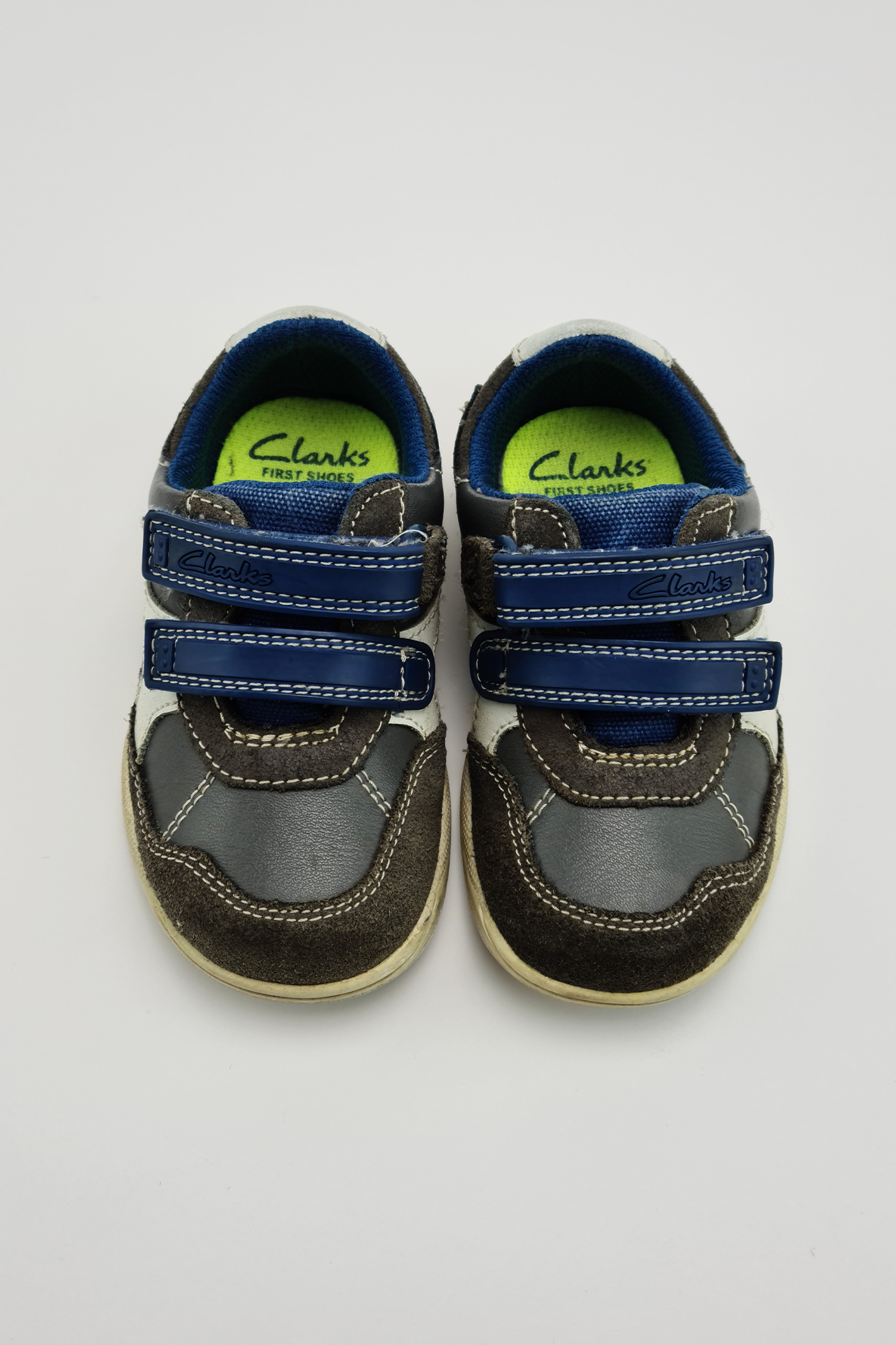 Taille 4,5 - Chaussures grises et bleues (Clarks)