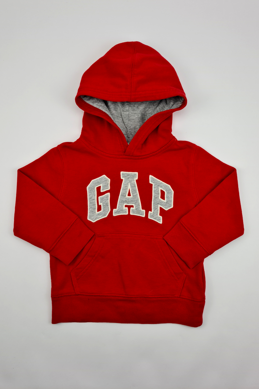 2-3 ans - Sweat à capuche avec logo rouge (Gap)