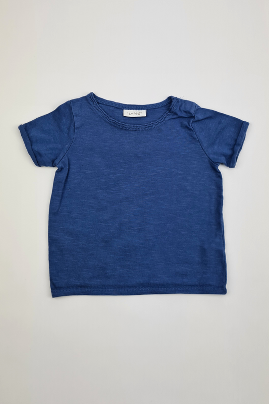 6-9m - Deep Blue T-shirt (Next)
